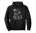 Gordon Setter Motorbike Love Footbal Hoodie - Streetwear Style for Adults
