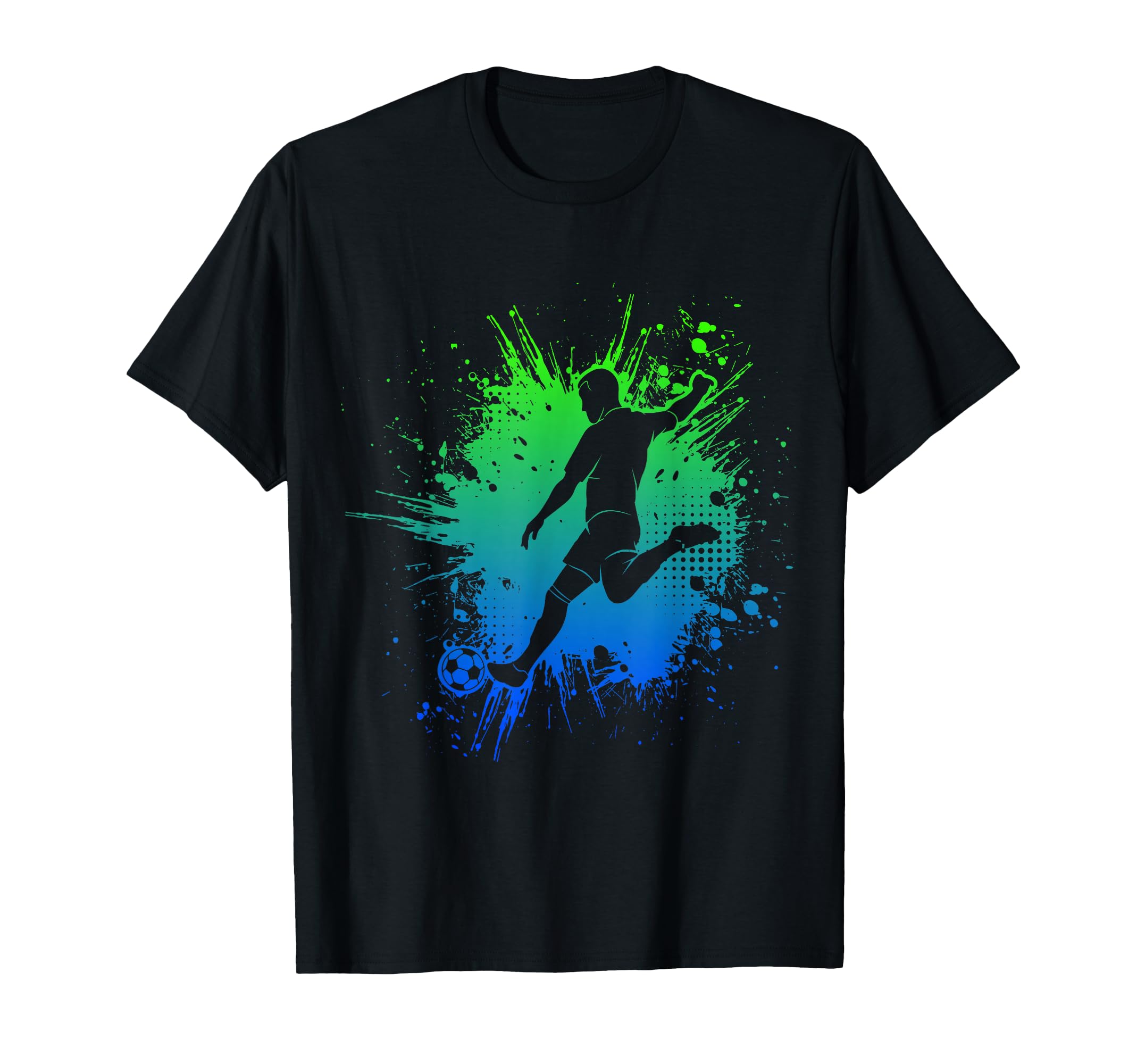 Footballer Football Children T-Shirt - Casual Everyday Wear Men Women