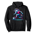 Footballer Unicorn Fans Soccer Team Hoodie - Custom Art Print Men Women