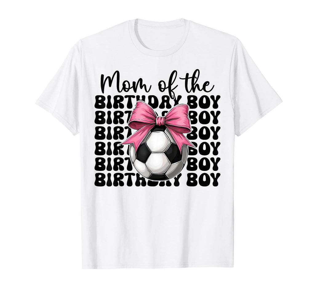 Soccer Mom Soccer Mama Coquette Bow T-Shirt - Fun Novelty Design Unisex