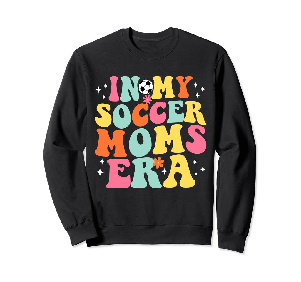 My Soccer Moms Era Game Day Groovy Sweatshirt - Minimalist Print Men Women