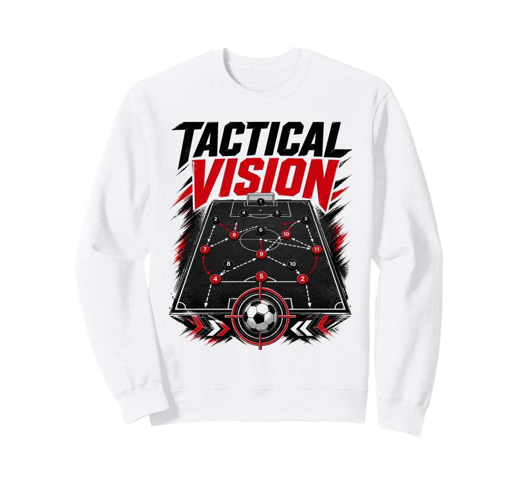 Football Collection Soccer Tactical Sweatshirt - Unique Graphic Unisex