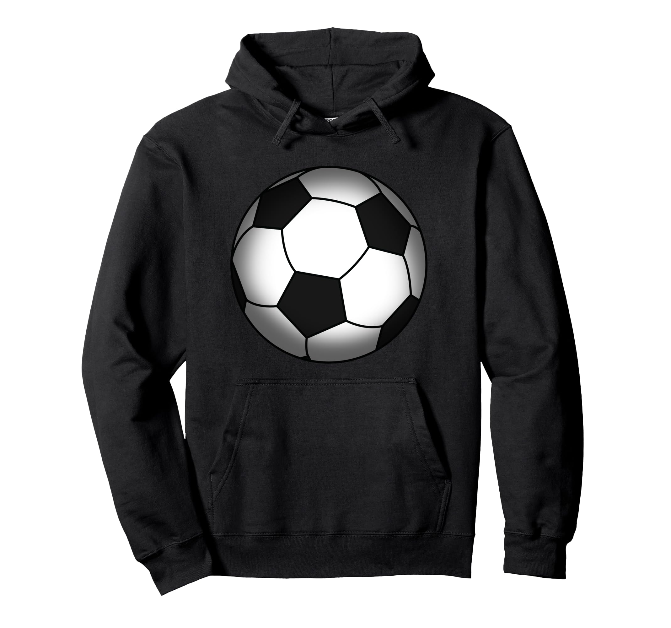 Funny Soccer Player Belly Pregnant Mama Hoodie - Graphic Print Unisex
