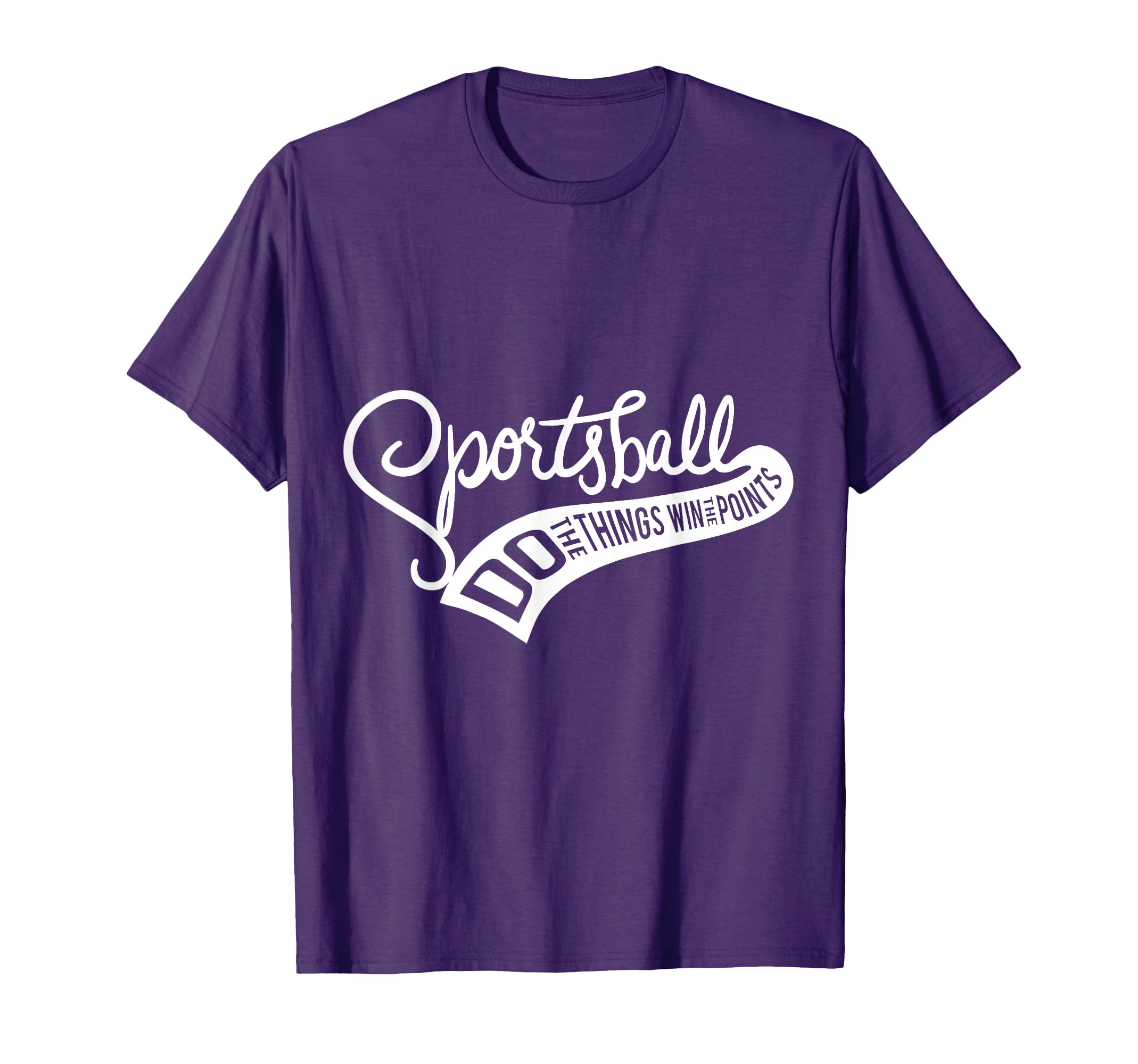 Sportsball Funny Football Baseball T-Shirt - Trendy Graphic for Adults