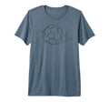 One Line Art Minimalist Soccer Coach T-Shirt - Unique Graphic Unisex