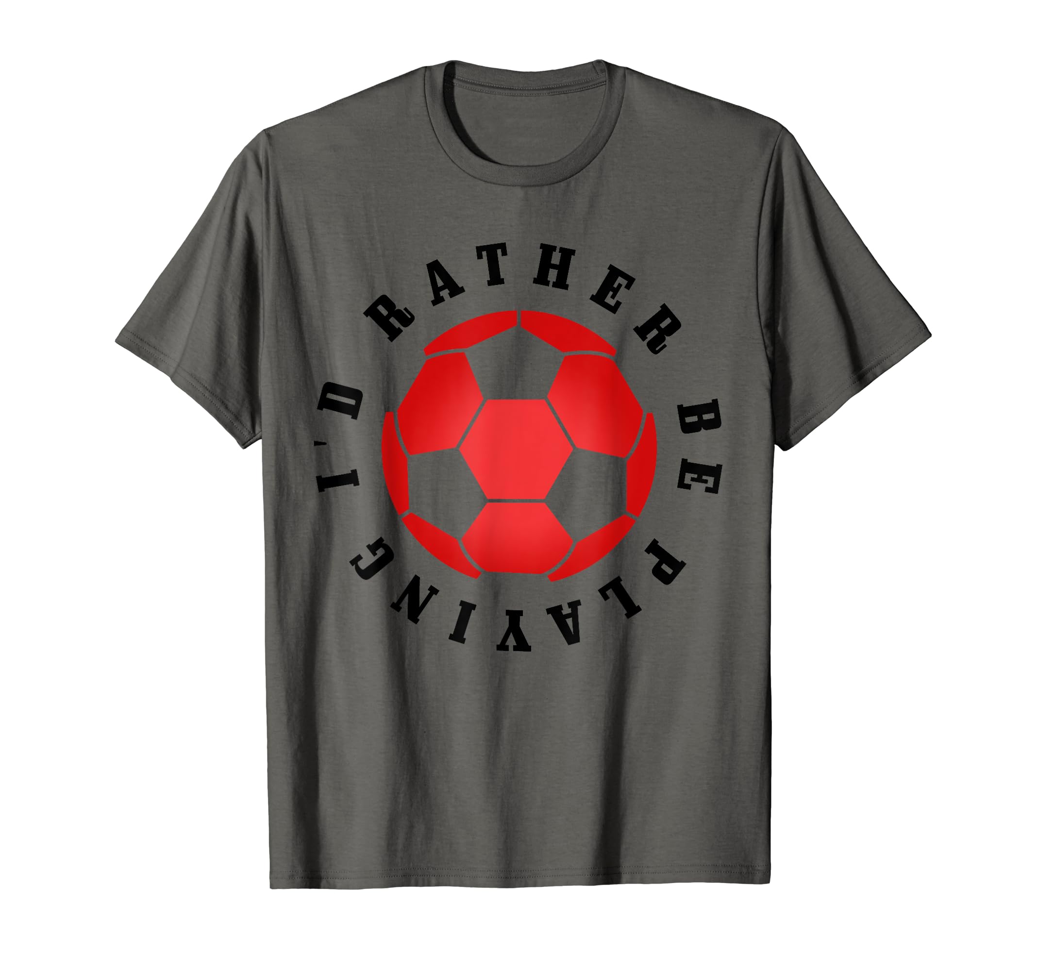 Soccer Player Ball Soccer T-Shirt - Fun Novelty Design Men Women