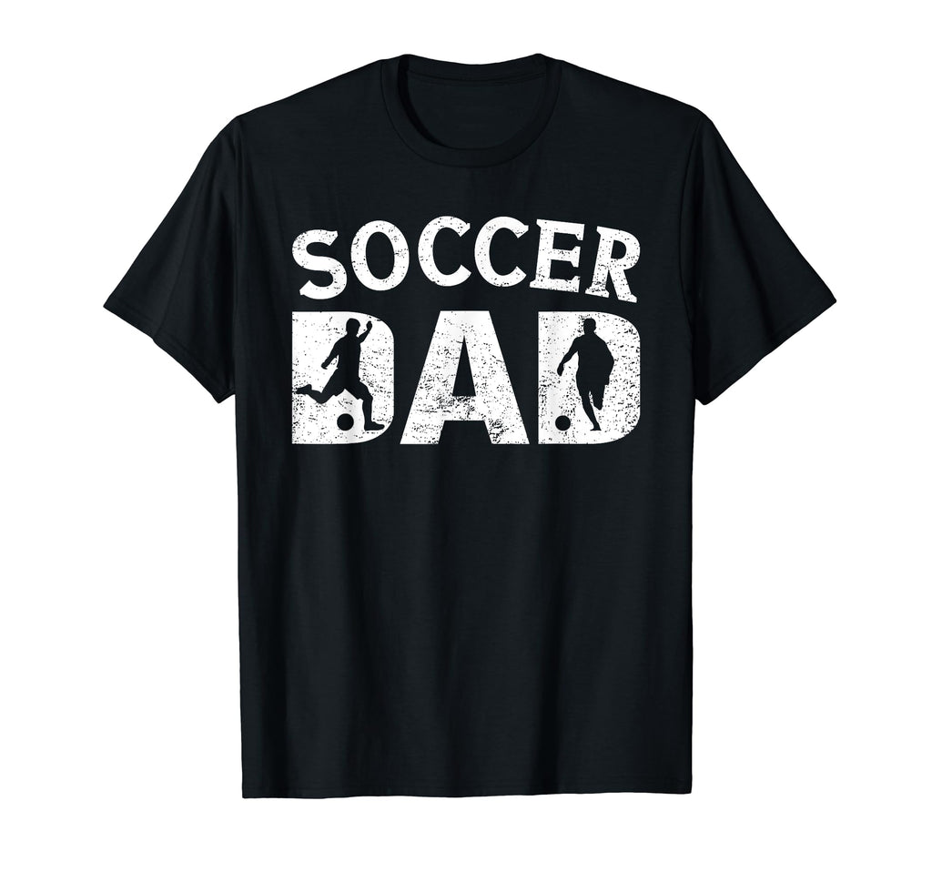 Soccer Dad Coach Fathers Day Soccer T-Shirt - Minimalist Print for Adults