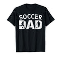 Soccer Dad Coach Fathers Day Soccer T-Shirt - Minimalist Print for Adults
