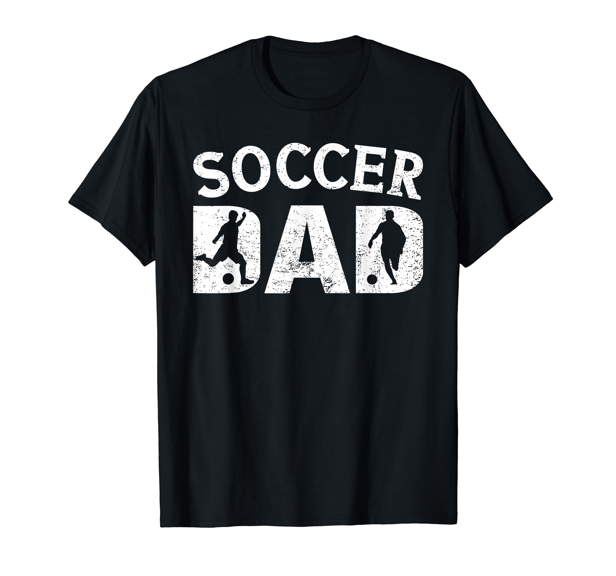 Soccer Dad Coach Fathers Day Soccer T-Shirt - Minimalist Print for Adults