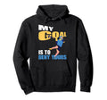 Funny Lacrosse Player Lacrosse Goalie Hoodie - Casual Everyday Wear Unisex