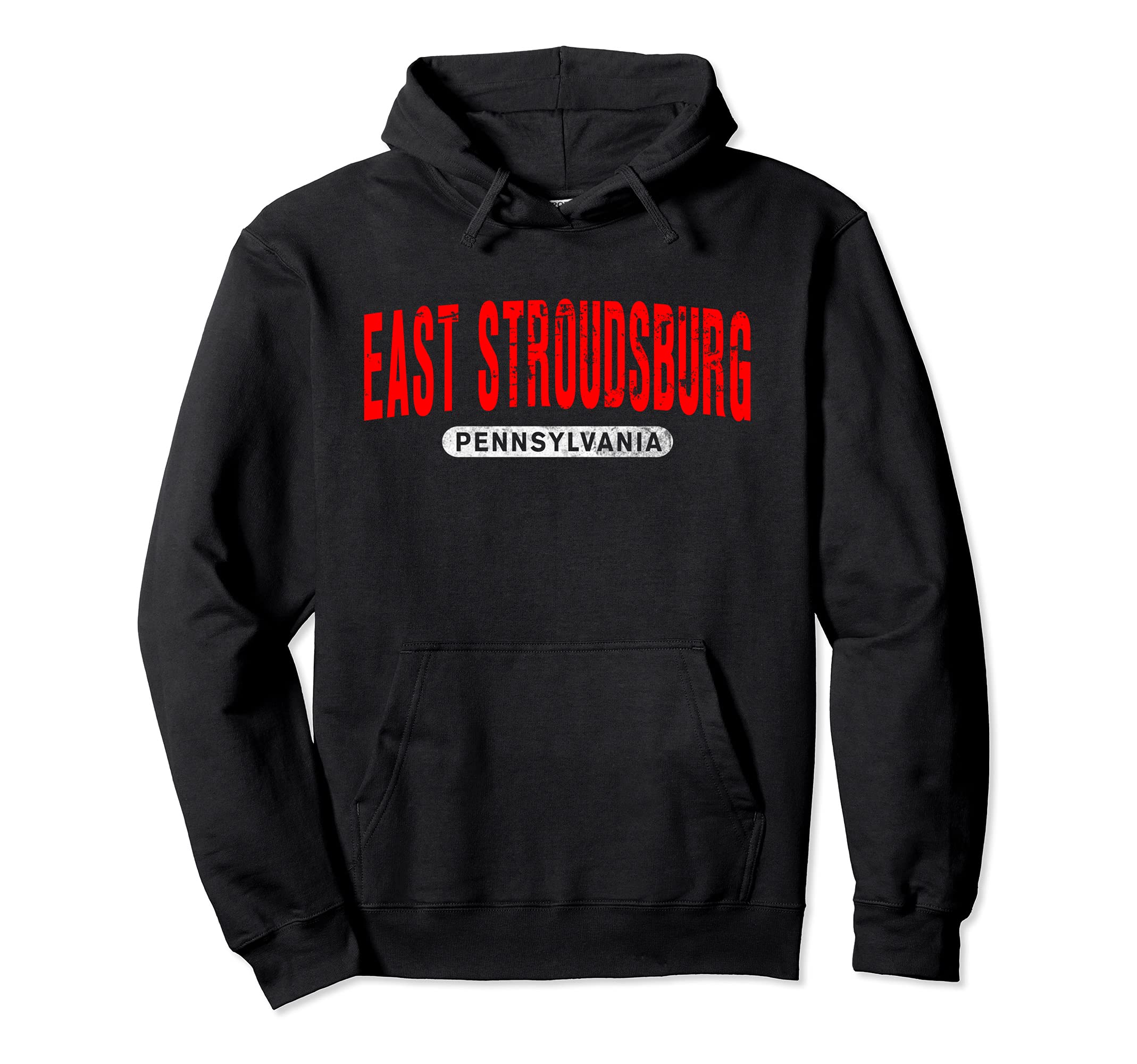 East Stroudsburg Pa Pennsylvania City Hoodie - Custom Art Print Unisex