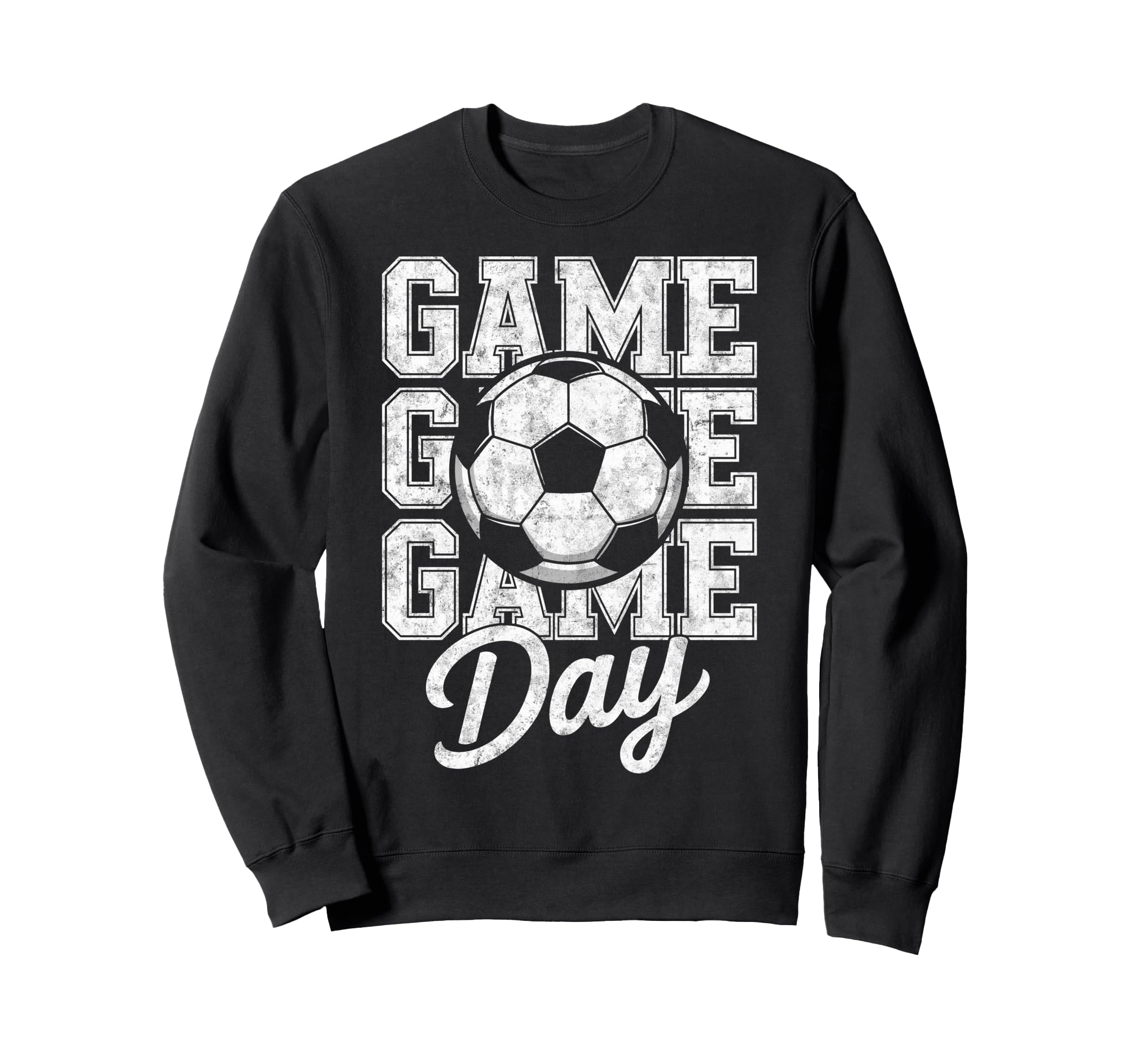 Game Day Soccer Player Fan Footbal Sweatshirt - Novelty Apparel for Adults