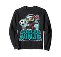 Soccer Ninja Soccer Goalkeeper Sweatshirt - Minimalist Print Unisex