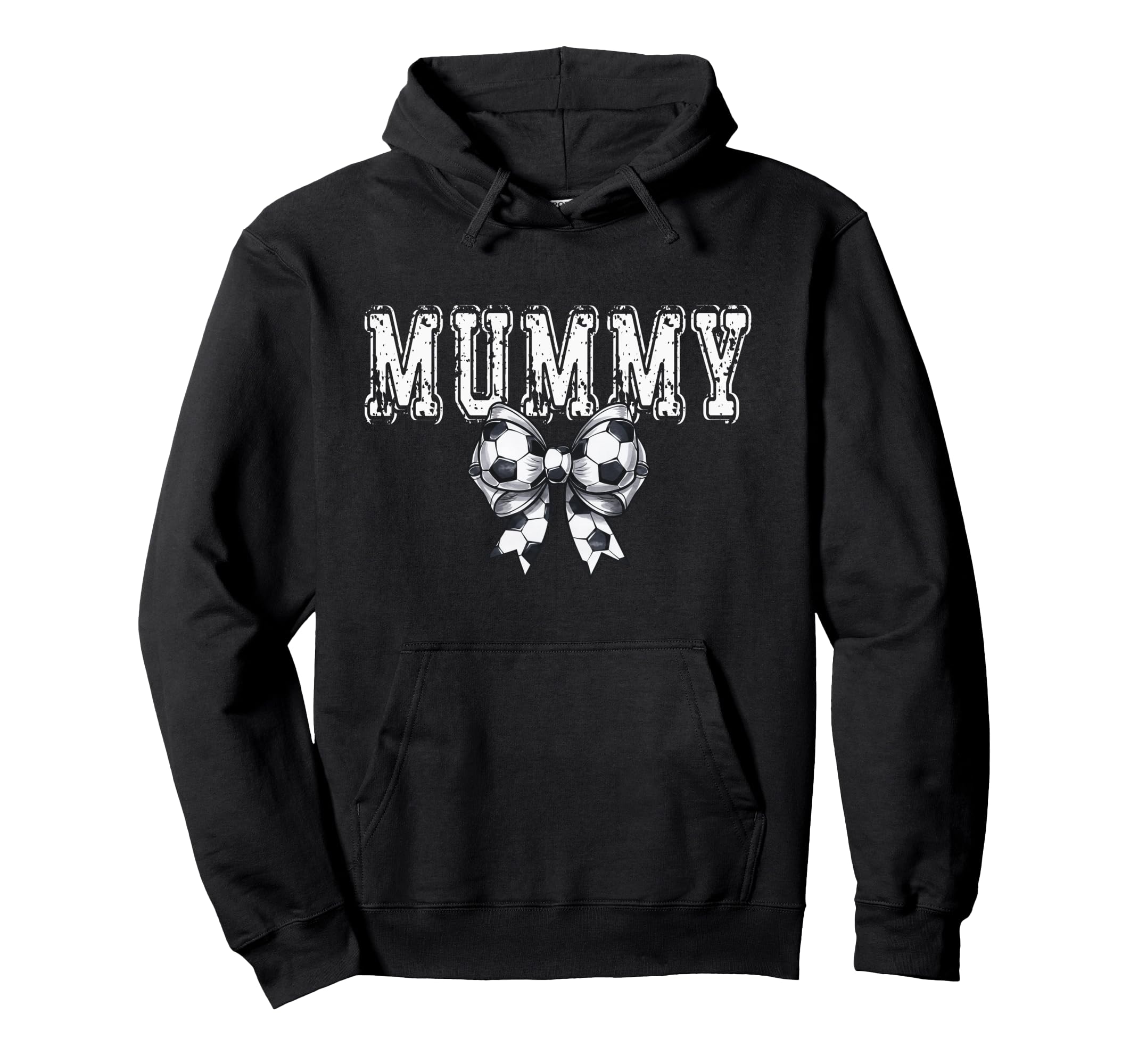 Coquette Soccer Mummy Spirit Hoodie - Trendy Graphic Men Women