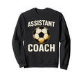 Assistant Soccer Coach Distressed Sweatshirt - Unique Graphic for Adults