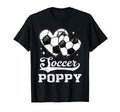 Soccer Heart Poppy Soccer Player T-Shirt - Custom Art Print Men Women
