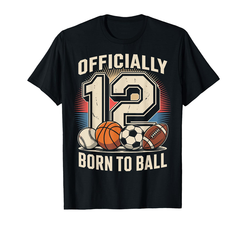 12 Birthday 12 Year Old 12Th Birthday T-Shirt - Custom Art Print Men Women