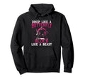 Drop Like Butterfly Block Like Beast Hoodie - Custom Art Print for Adults