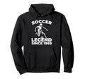 Birthday Team Player Sports Soccer Hoodie - Minimalist Print Men Women