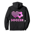 Soccer Heart Love Heartbeat Outfit Hoodie - Casual Everyday Wear Unisex