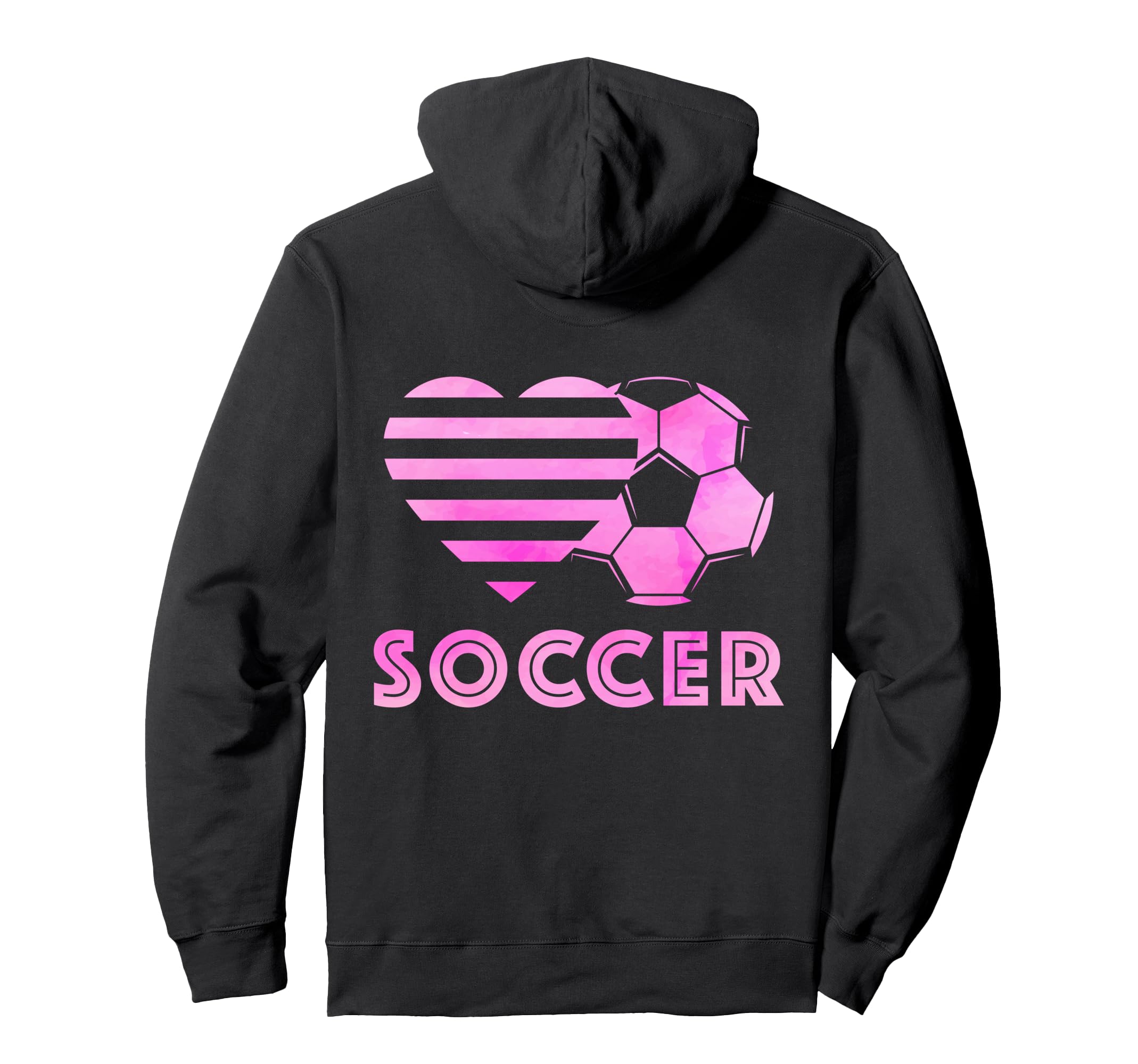 Soccer Heart Love Heartbeat Outfit Hoodie - Casual Everyday Wear Unisex