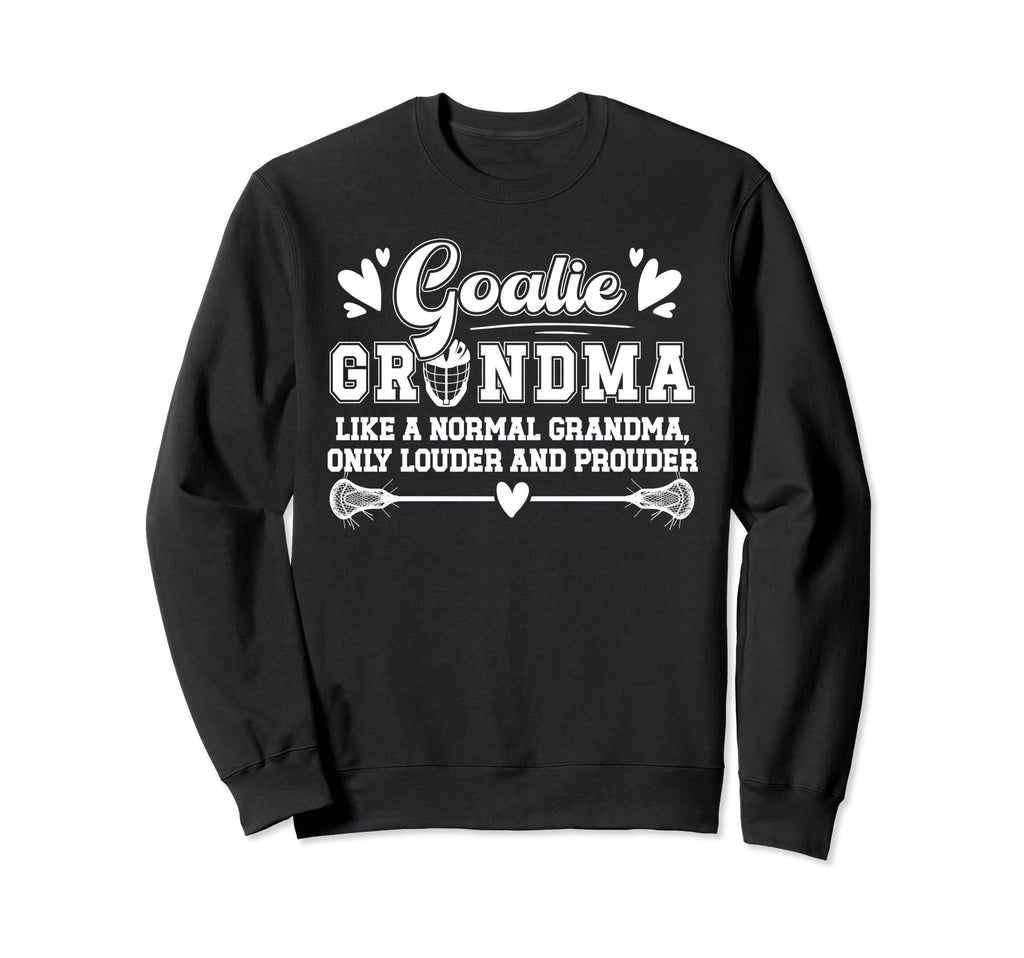 Lacrosse Goalie Grandma Funny Sweatshirt - Trendy Graphic Men Women