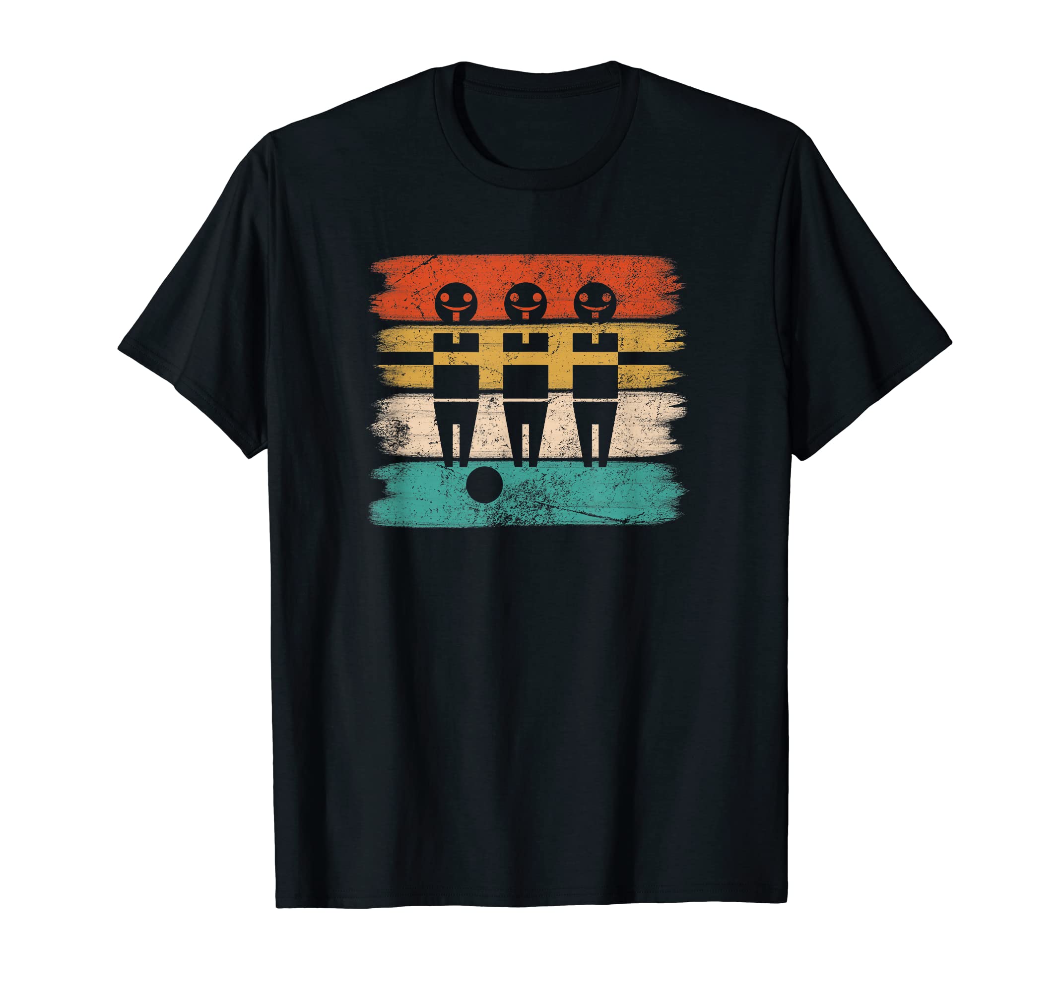 Strips Foosball Table Soccer T-Shirt - Streetwear Style for Adults