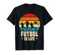 Futbol Is Life Soccer Football Player T-Shirt - Trendy Graphic for Adults