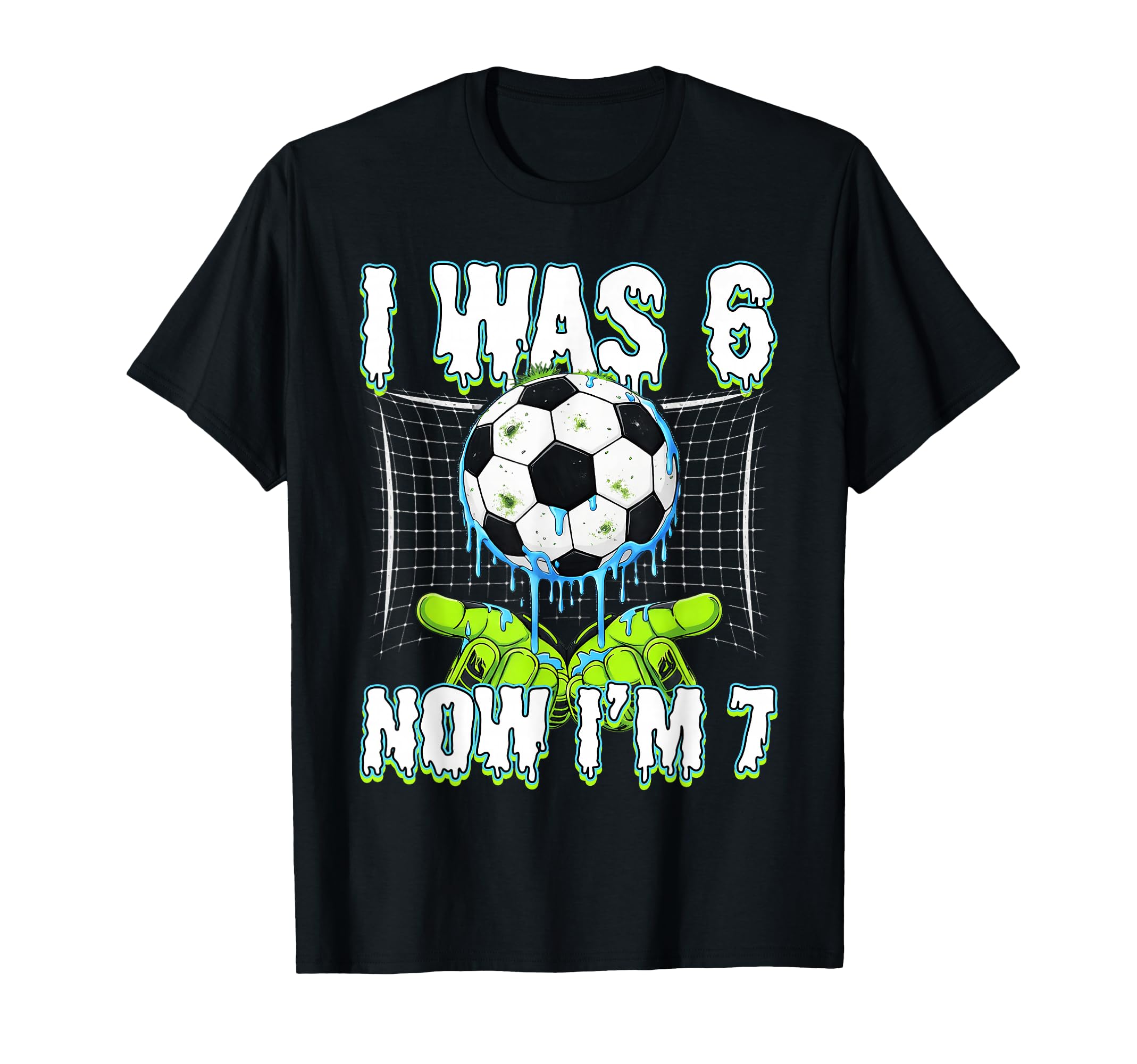 7Th Birthday I Was 6 Now Im 7 T-Shirt - Casual Everyday Wear Men Women