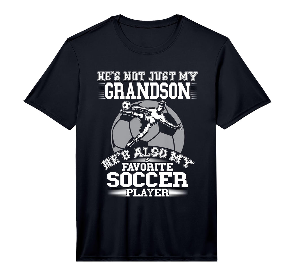 Mens My Grandson Is My Favorite Soccer T-Shirt - Unique Graphic for Adults