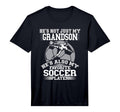 Mens My Grandson Is My Favorite Soccer T-Shirt - Unique Graphic for Adults
