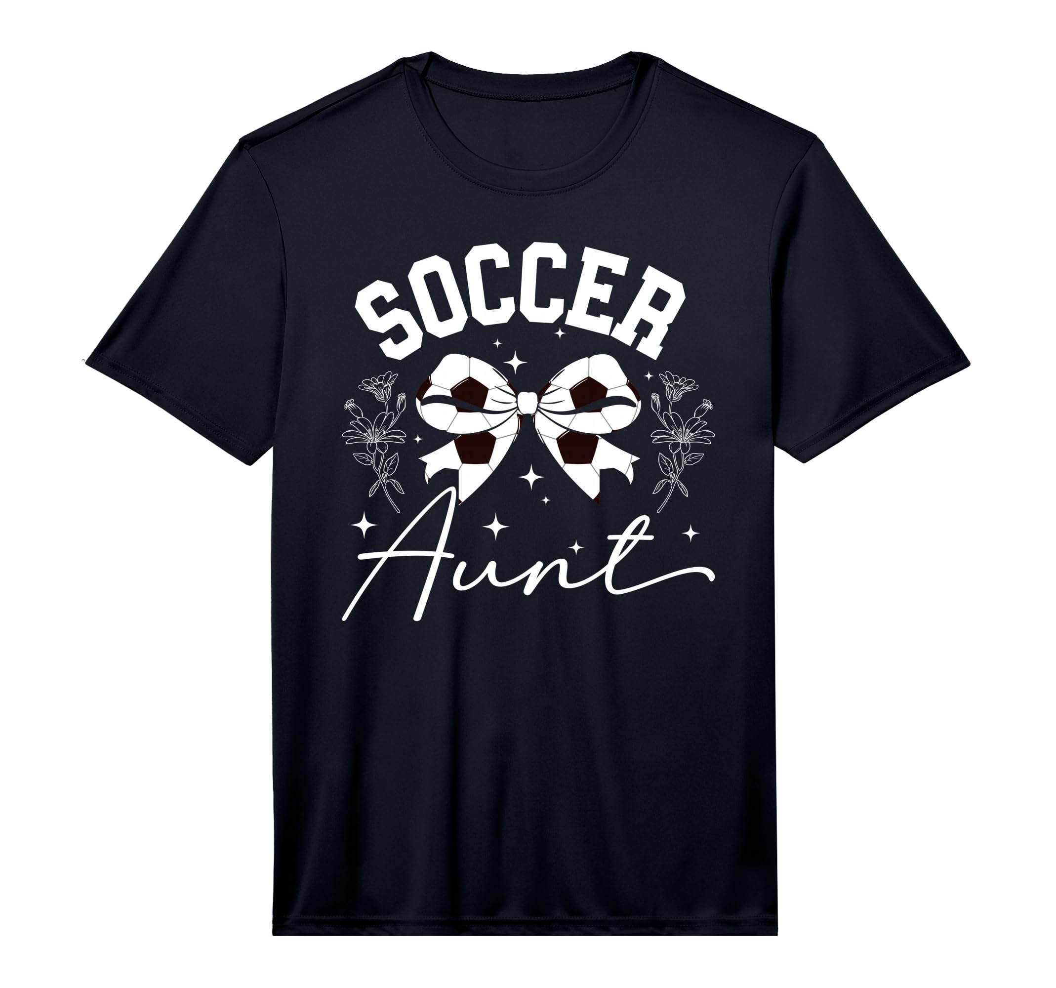 Mens Soccer Aunt Coquette Soccer Player T-Shirt - Aesthetic Graphic Unisex