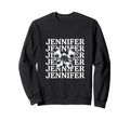 Jennifer Personalized Coquette Sweatshirt - Custom Art Print Men Women