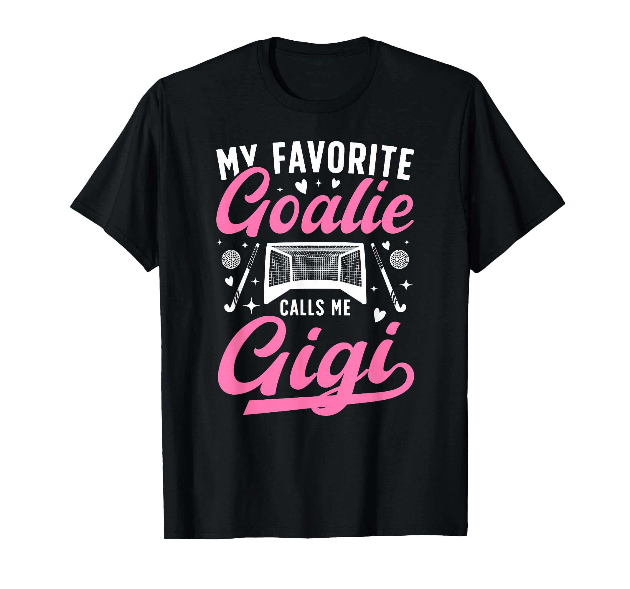 Proud Field Hockey Goalie Gigi Field T-Shirt - Novelty Apparel for Adults