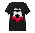 Poland Soccer Game Player Football Fan T-Shirt - Minimalist Print Unisex