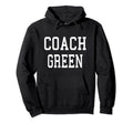 Coach Green Custom Football Soccer Hoodie - Unique Graphic Men Women