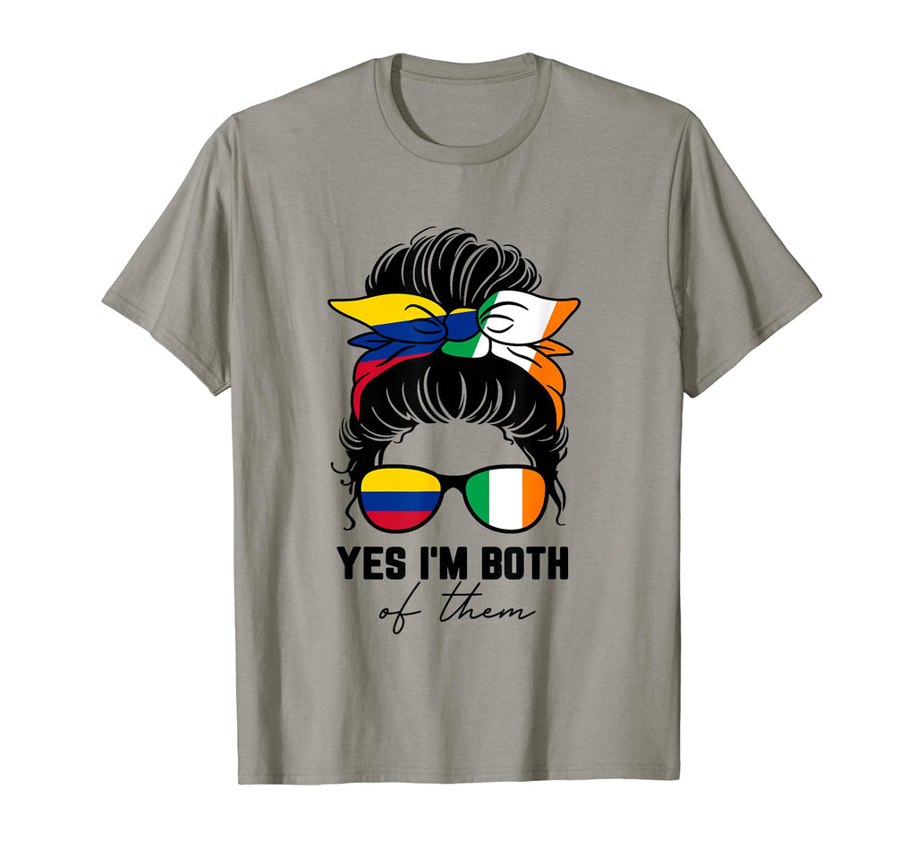 Half Colombian Half Irish Colombia T-Shirt - Graphic Print Men Women