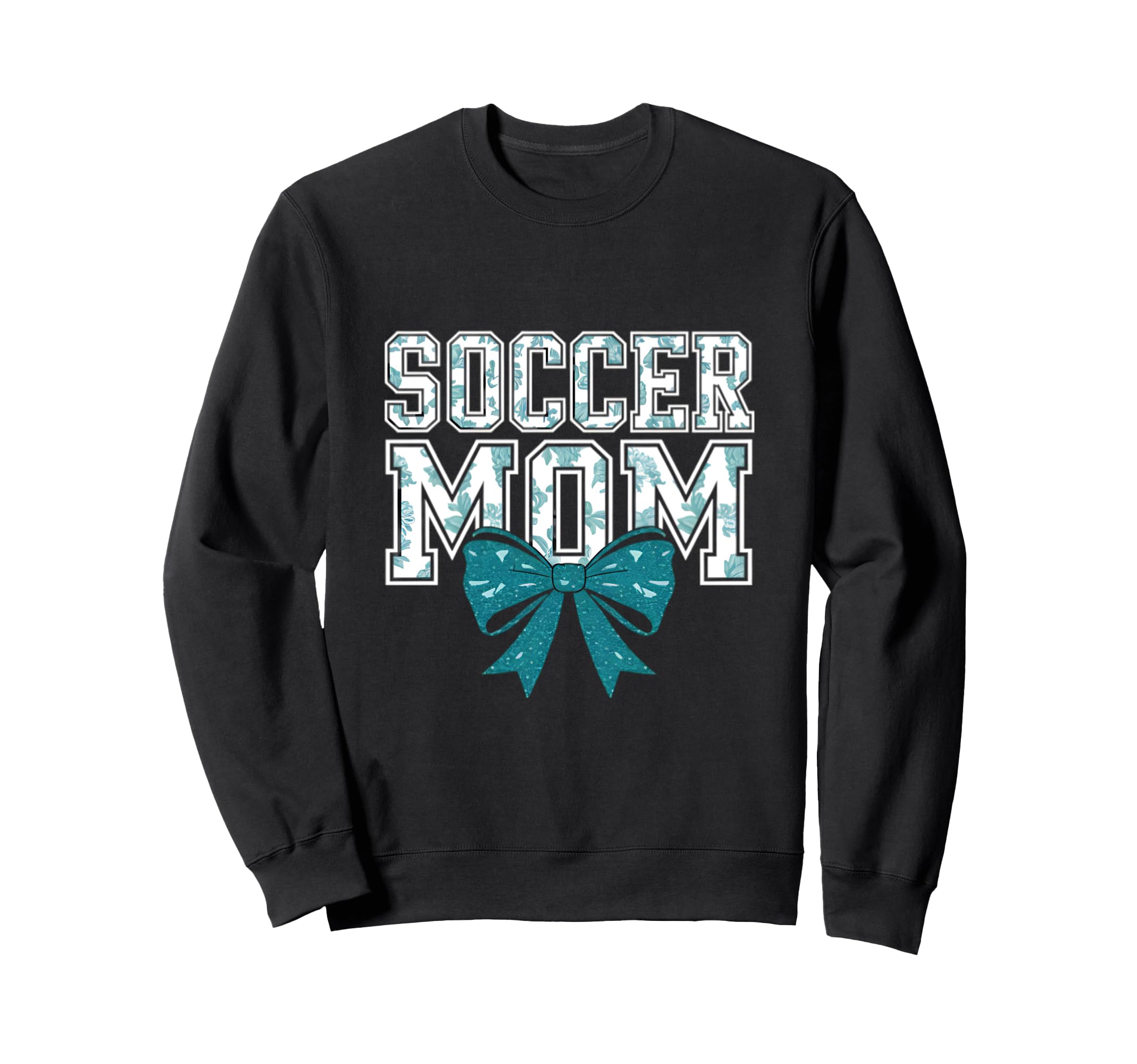 Soccer Mom Coquette Bow Mothers Day Sweatshirt - Graphic Print for Adults