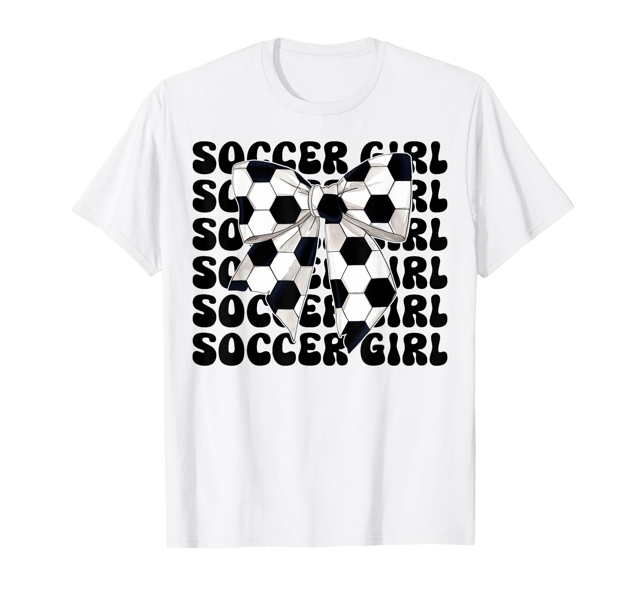 Womens Coquette Bow Soccer Player Hoodie - Aesthetic Graphic Men Women