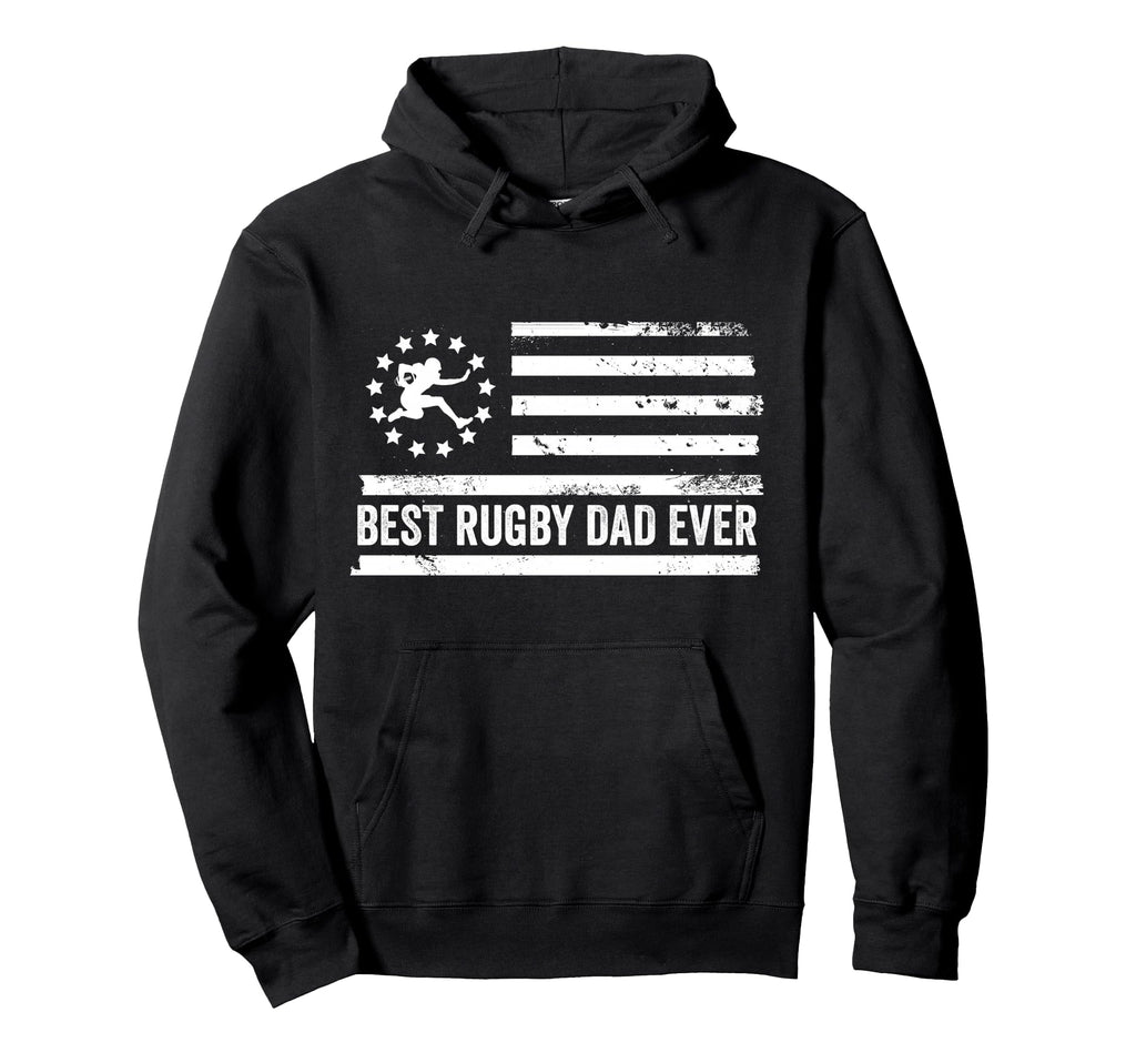 Rugby Player Coach Team Us American Hoodie - Fun Novelty Design Unisex