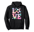 I Love Soccer Goalie Player Fan Game Hoodie - Fun Novelty Design Unisex