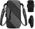 Armband Cell Phone Holder for Running,Crossbody Shoulder Holsters Bag with Arm Band for Women Men Kids,iPhone 15 14 13 12 11 Pro Max Xs Xr 8 7 6S 6 Plus SE Mini Galaxy Workout Walking Gym Arm Bags