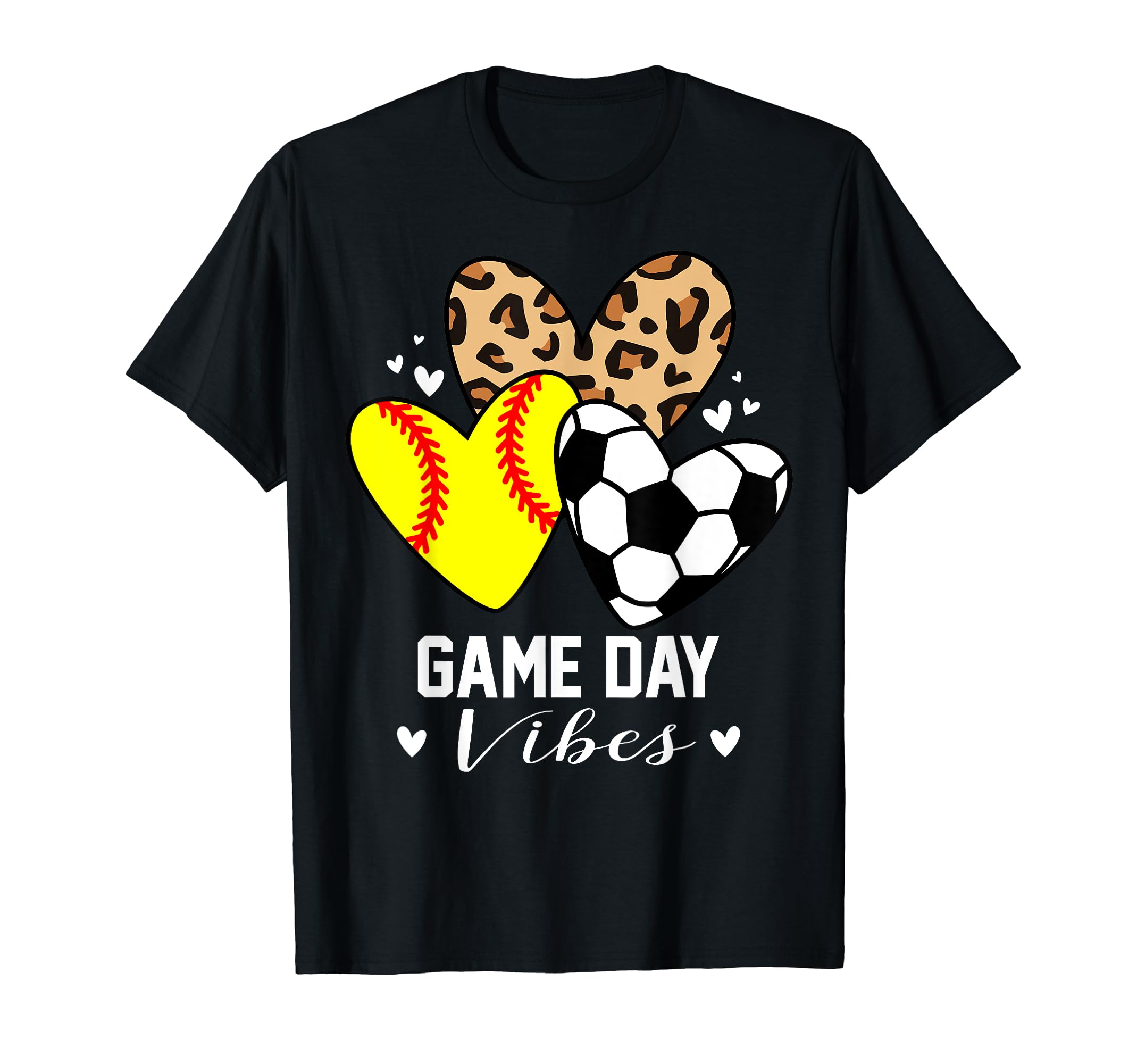 Game Day Vibes Funny Soccer Softball Mom T-Shirt - Custom Art Print Unisex