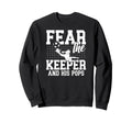 Fear Soccer Keeper Pops Soccer Goalie Sweatshirt - Minimalist Print Unisex