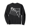 Skeleton Goalkeeper Soccer Goalie Sweatshirt - Custom Art Print Men Women