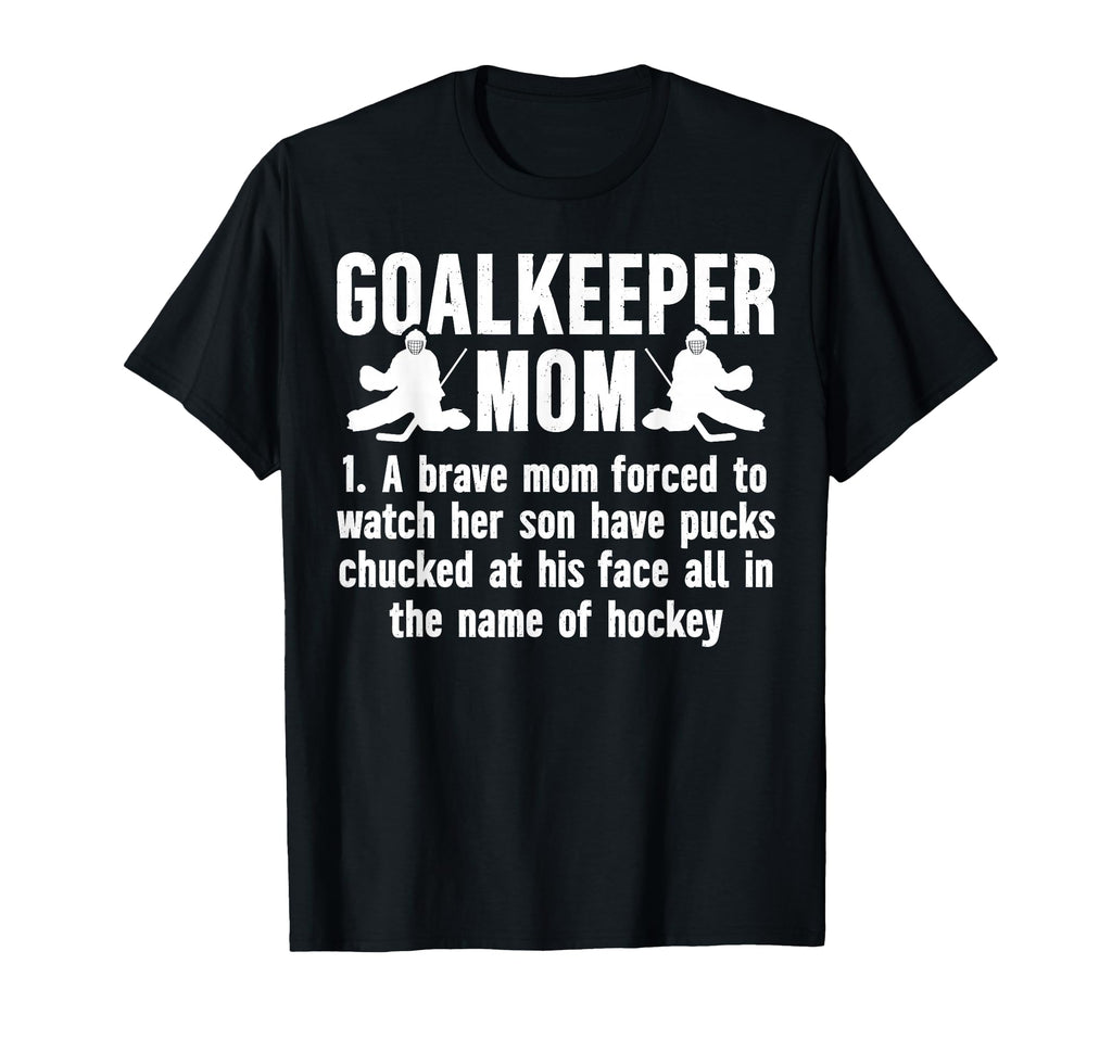 Hockey Goalkeeper Mom Hockey Keeper T-Shirt - Aesthetic Graphic for Adults