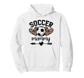 Soccer Mom Womens Soccer Mom Game Day Senior Hoodie - Graphic Print Unisex