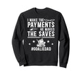 Funny Hockey Goalie Dad Hockey Sweatshirt - Fun Novelty Design Unisex