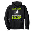 Soccer Just Who Loves Soccer Hoodie - Casual Everyday Wear Unisex