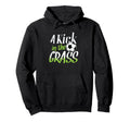 Soccer Goal Kick Kick Grass Hoodie - Minimalist Print Men Women